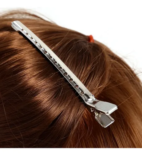 Y Juego De 10 Broches Para El Pelo, Plateados,