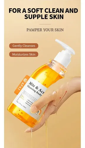 Gel De Baño Hz Para Eliminar Ácaros Y Acné Afaj