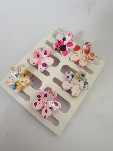 Hebillas Broches De Pelo Chico Por 6 Unidades J-103