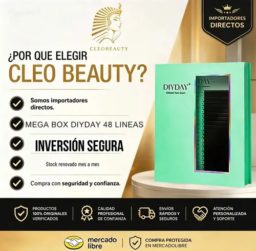 Kit Extensiones De Pestañas+adhesivo Pegamento+pinza Diyday