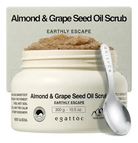 Exfoliante Corporal Egattoc 300g Almendra Y Aceite De Semil