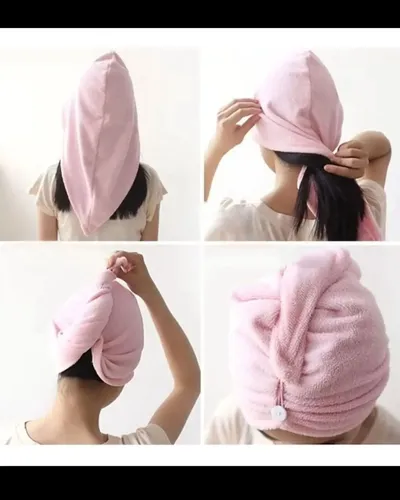 Turbante Toalla Para Pelo Secado Rápido De Microfibra Cofia