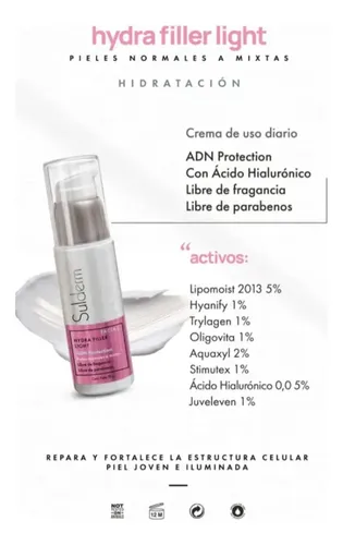 Crema Hidratante Hydra Filler Light Sulderm