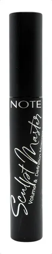 Note Sculpt Master Máscara De Pestañas Volumen Vegana X 8ml Color 01 Black