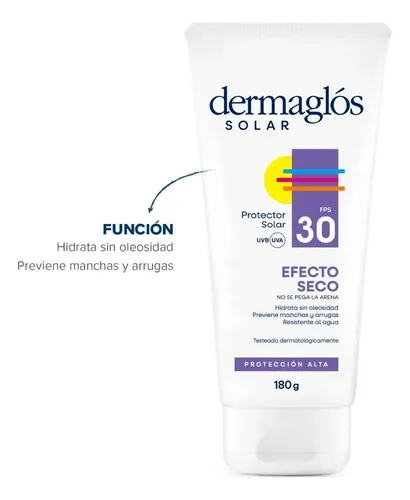 Dermaglós Protector Solar Fps 30 Crema Efecto Seco Corporal