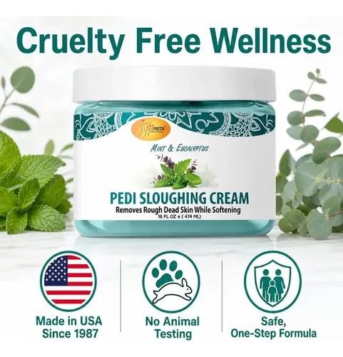 Spa Redi Crema Exfoliante Para Pies 16 Oz Con Piedra Pómez