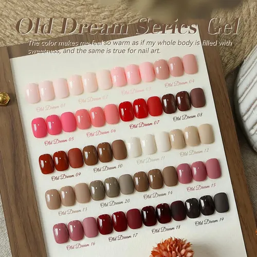 Set De Gel Uñas Nude Born Pretty 23p Con Base Y Top Coat