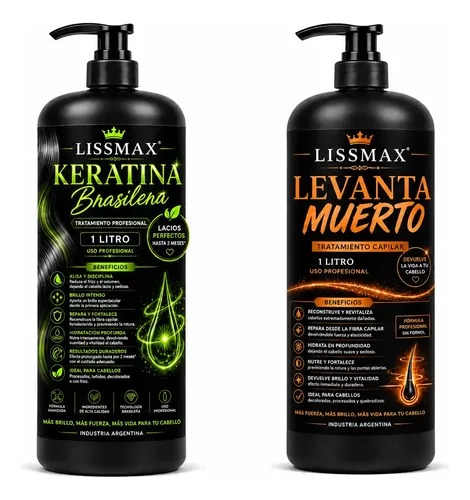 Kit Tratamiento X 2 Keratina Y Nutricion X 1 Litro