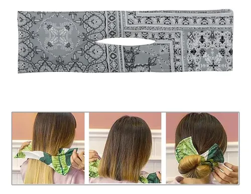 Bandas Para El Pelo De Bollo De Moda Para Mujer, Gramo