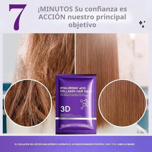 Mascarilla Capilar Zaidoc 5 Ampollas De Ácido Hialurónico Y