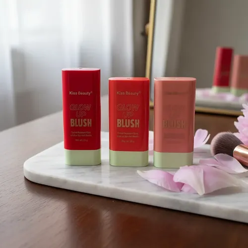 Kiss Beauty Rubor En Barra Formato Práctico Para Mujer