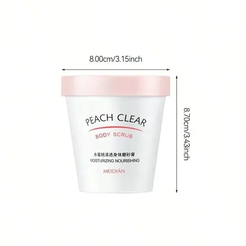 Exfoliante Corporal De Helado De Melocotón Con Niacinamida