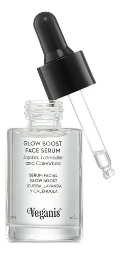 Veganis Serum Facial Glow Boost Jojoba Lavanda Calendula 30m