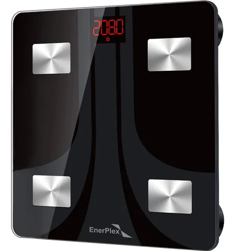 Báscula De Grasa Corporal Bluetooth Enerplex Fit 2020 Con Ap