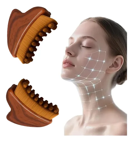 Cepillo Facial Portátil Para Contorno Linfático Angled Lymphatic Brush
