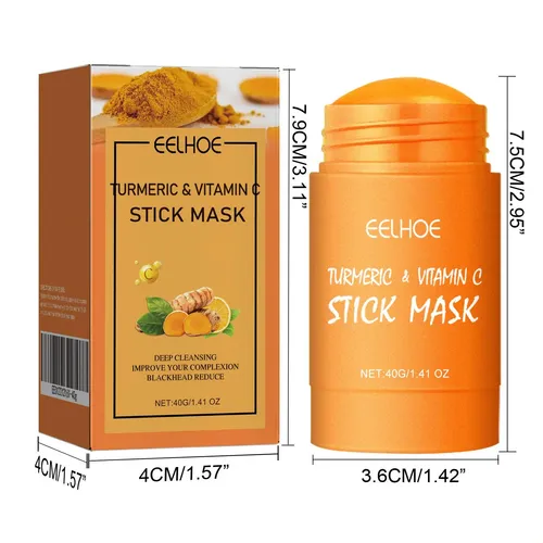 Mascarilla En Barra De Barro Con Cúrcuma Eelhoe: Elimina El