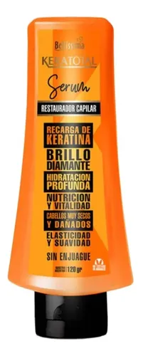 Serum Restaurador Capilar Keratina Bellissima 120g Pack X5