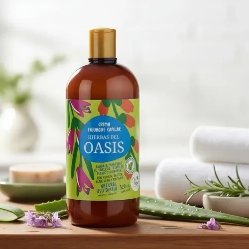Crema Enjuague Cuasia Ortiga Romero Aloe Hierbas Oasis Fw