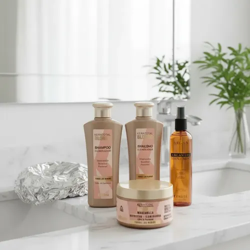 Kit Bellissima Blonde Rubios Nutricion Shampoo Acondi Gorro