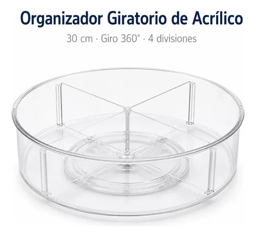 Organizador Para Baño Maquillaje Cremas Giratorio 360 Grados