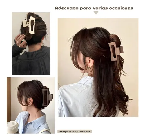 Pinzas Para Cabello Con Ligas Cabello, Accesorios Para Mujer