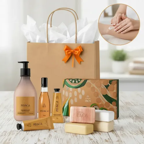 Kit Regalo Mujer Ekos Pitanga Natura Cremas Frescor Jabones