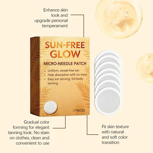 Set 3 Cajas 21 Parches Autobronceante Suave Sin Sol