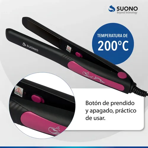 Planchita De Pelo Profesional Portátil Suono 40w