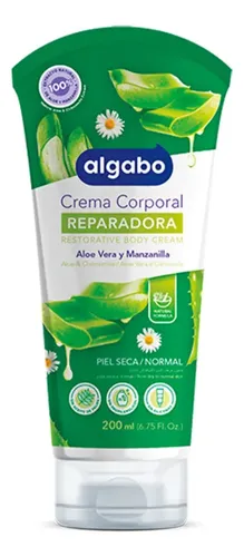 Crema Corporal Aloe y Manzanilla 200ml Algabo