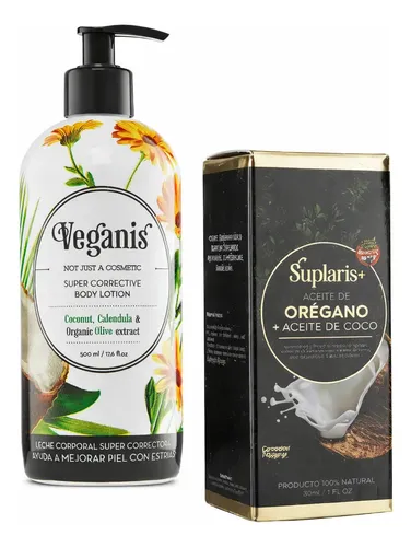 Kit Suplaris Veganis Dúo Corporal Mejora Tu Piel Sist Inmune
