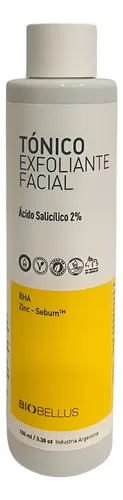 Tonico Exfoliante Facial Con Acido Salicílico Biobellus