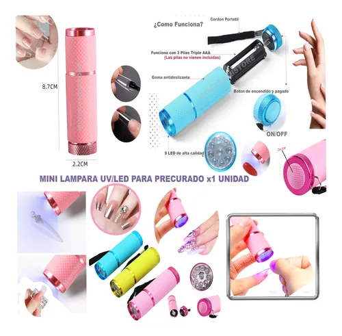Kit Uñas Soft Gel Tips Paris Night X100 Pressgel Cherimoya
