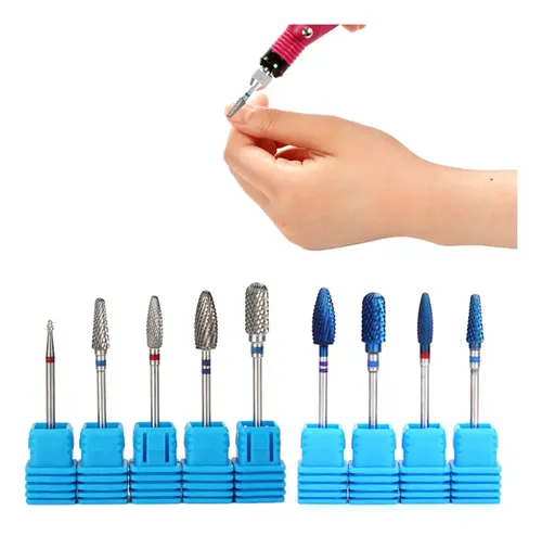 Brocas De Lima For Máquinas De Arte De Uñas, Pulir Tungsten