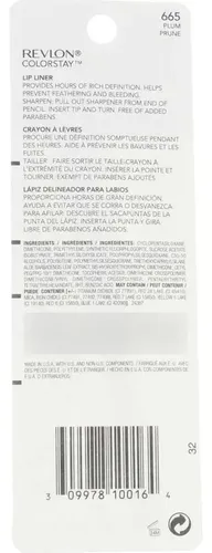 Delineador De Labios Rev C/stay En Ciruela