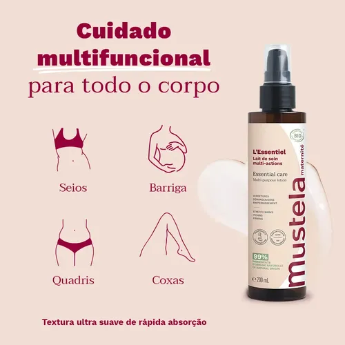 Mustela Lessentiel Loción Corporal Multifuncional Orgánica