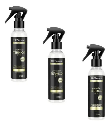 Kit X 3 U Protector Térmico Tresemme Anti Frizz Spray 120 Ml