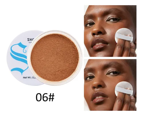 Polvo Suelto Impermeable De 6 Colores, Duradero Y A Prueba D