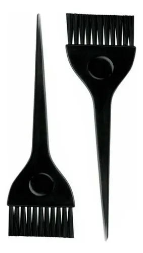 Set X3 Pincel Brocha Tintura Cabello Profesional Color Negro