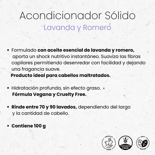 Combo Shampoo Y Acondicionador Solido Pelo Seco Nyübu 100g