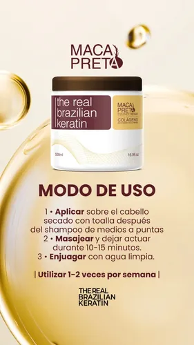 Baño De Crema The Real Brazilian Colageno X500