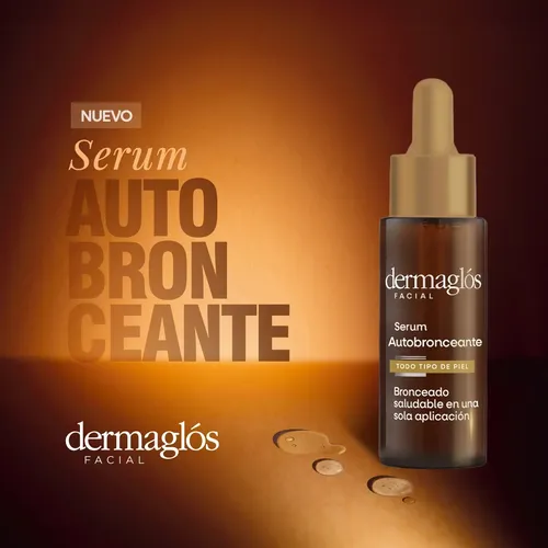 Dermaglós Facial Serum Autobronceante. Cont 25 Ml