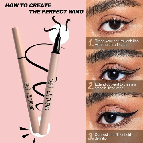 Delineador Líquido Vegano Hipoalergénico Flyliner Elegant