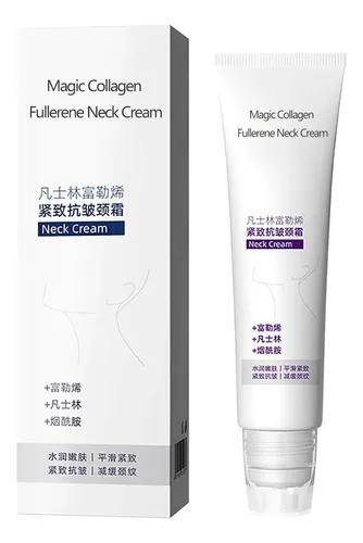 Crema Reafirmante De Cuello Magic Collagen Fullerene 50 G
