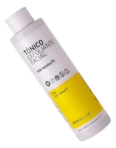 Tonico Exfoliante Facial Biobellus Acido Salicilico Vegano