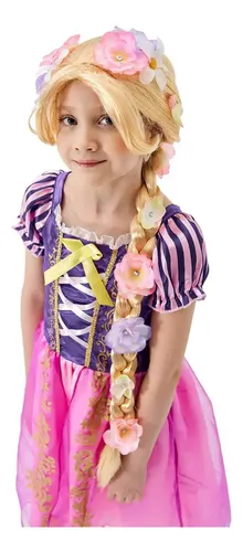 Peluca Trenzada De Rapunzel Encantada Peluca De Princesa Rap