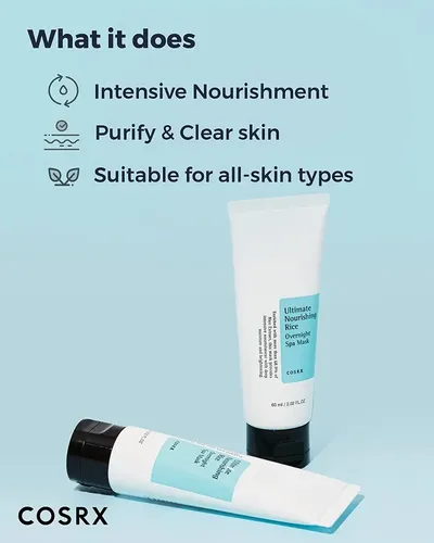 Ultimate Nourishing Cosrx Rice Overnight Spa Mask Todo Tipo De Piel Noche
