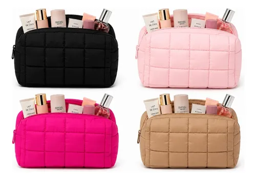 Portacosmetico Cartuchera Puffer Organizador Maquillaje