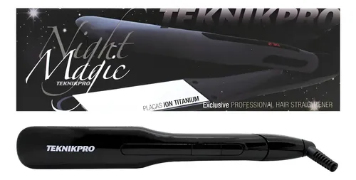 Teknikpro Night Magic Planchita Pelo Alisado Y Bucles 230°c