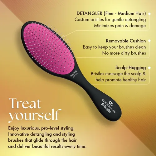 Cepillo Desenredante Olivia Garden Aurora Para Cabello Húmed