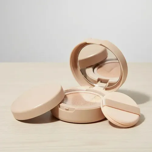 Base Cushion Novo 3 En 1 Polvo Traslucido+corrector